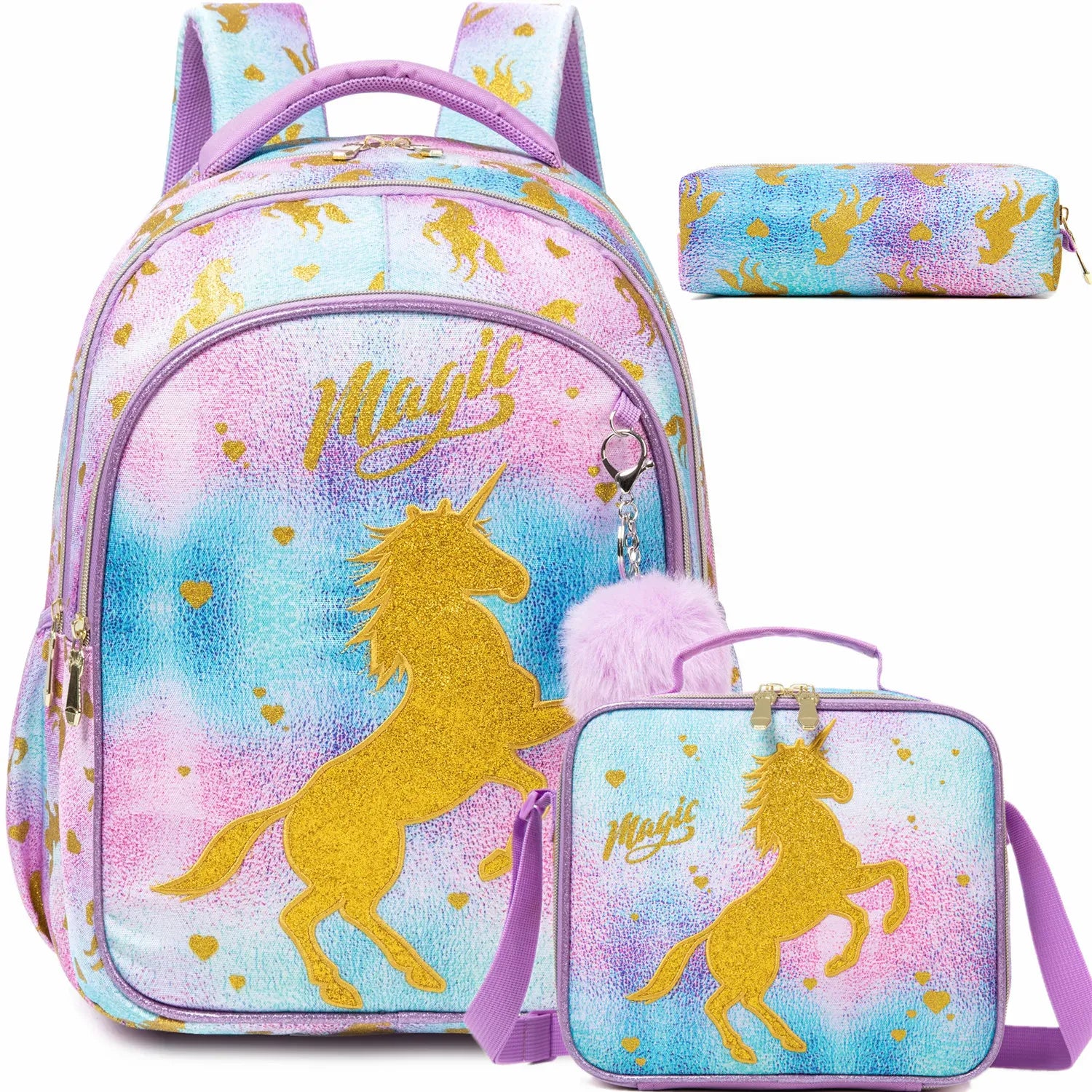 Le sac des voyageurs licorne Sac à Dos Fille Ecole