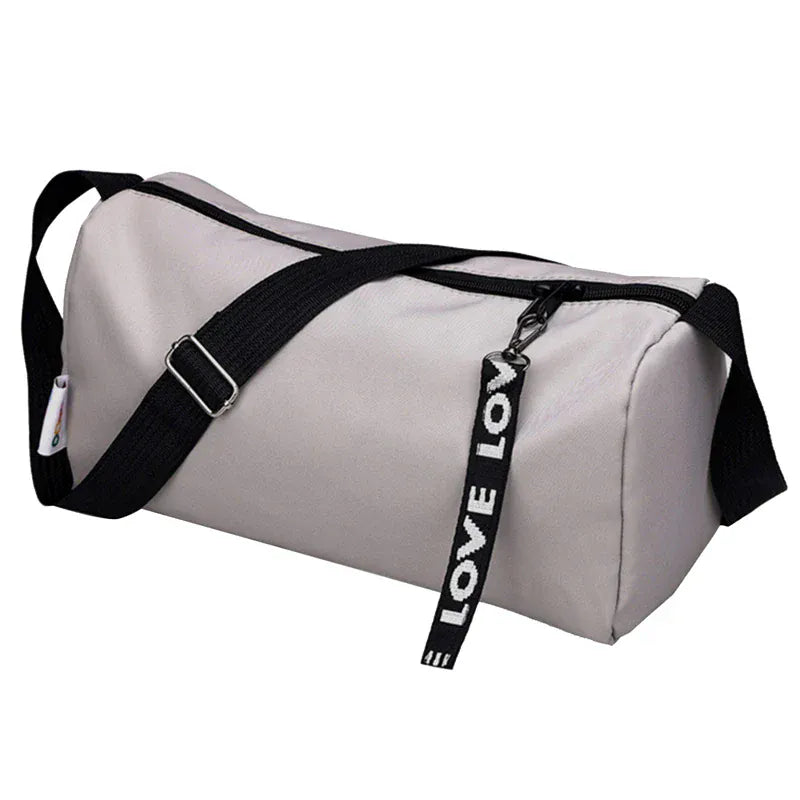 Le sac des voyageurs Light gray large Women Gym Bag Waterproof Fitness Training Bag Outdoor Travel Duffle Bag Men Sports Swim Bags Ultralight Yoga Gym Sports Backpack