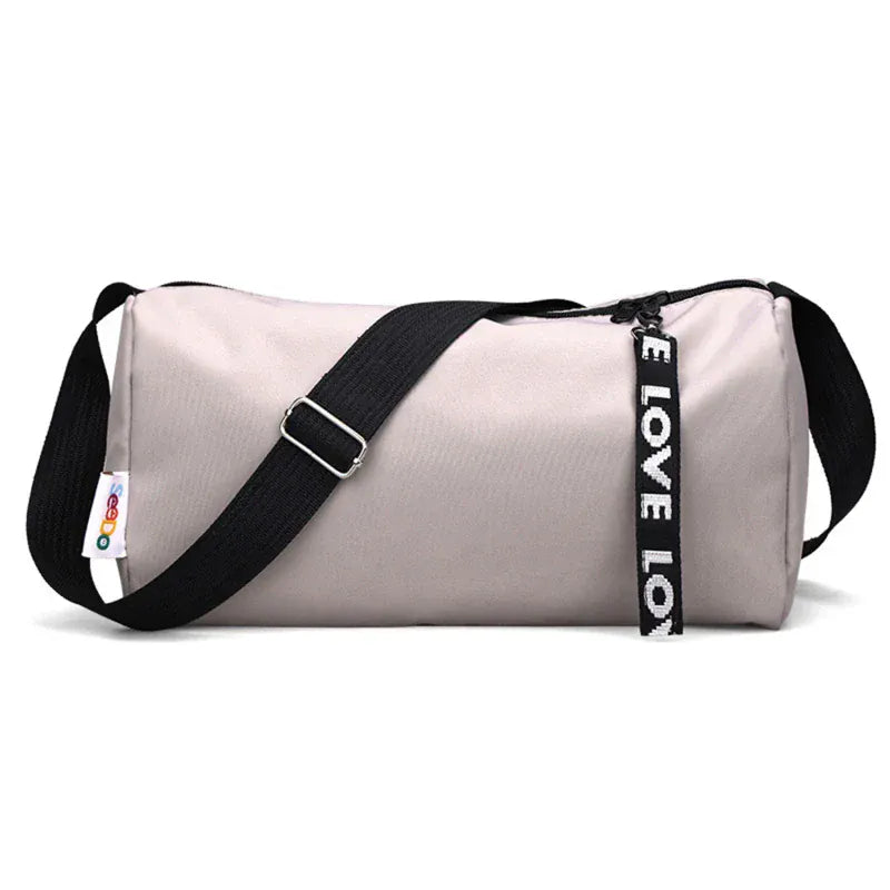 Le sac des voyageurs Light gray Small Women Gym Bag Waterproof Fitness Training Bag Outdoor Travel Duffle Bag Men Sports Swim Bags Ultralight Yoga Gym Sports Backpack
