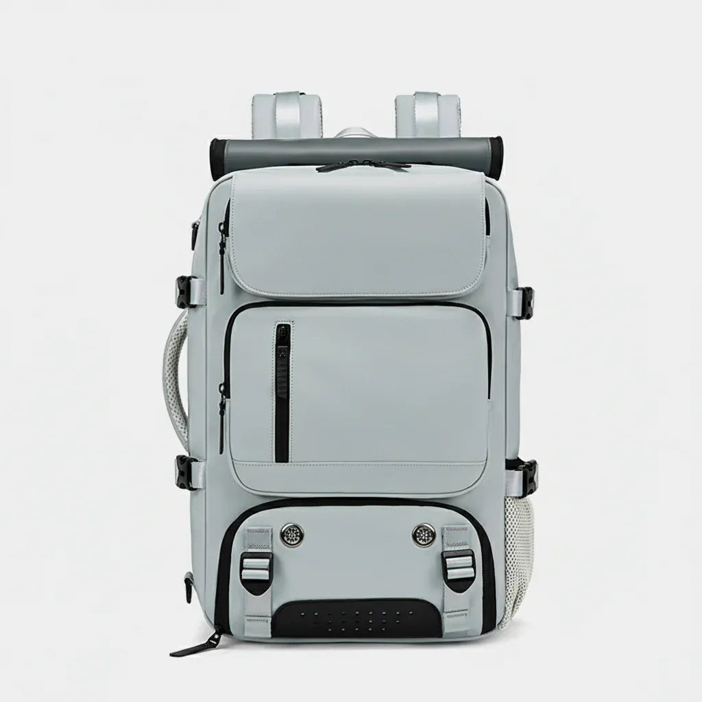 Le sac des voyageurs Light Gray8102 Sac a Dos Voyage Ordinateur Etanche