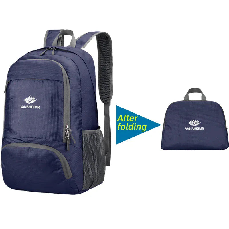 Le sac des voyageurs Navy Sac à Dos Pliable