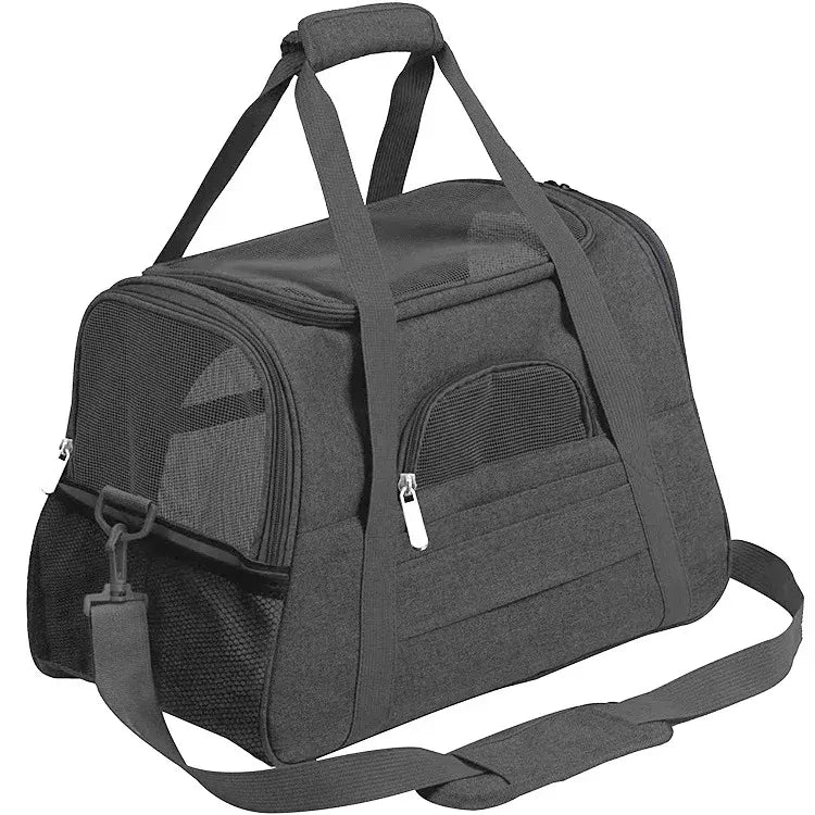 Le sac des voyageurs noir / 44x25x28cm Sac de Voyage Animal