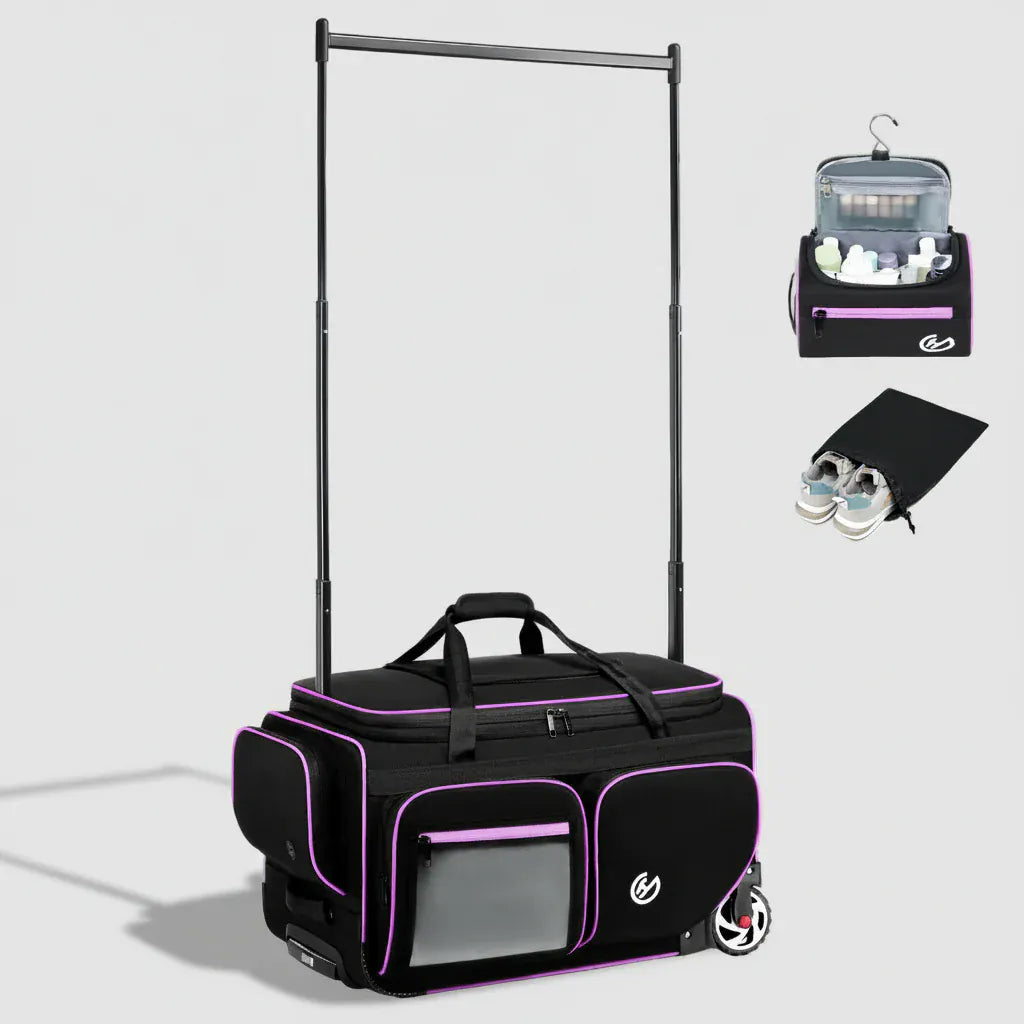 Le sac des voyageurs noir et rose Sac de Voyage Penderie