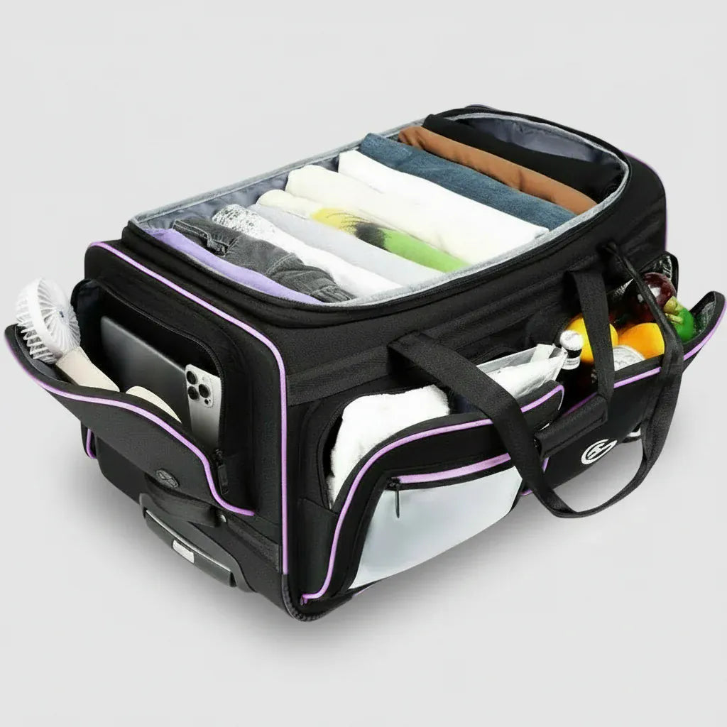 Le sac des voyageurs noir et rose Sac de Voyage Penderie