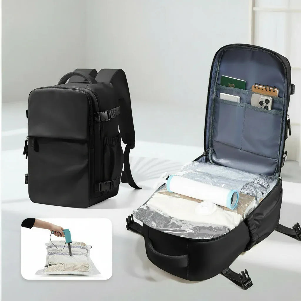 Le sac des voyageurs noir Petit sac de Voyage Pratique