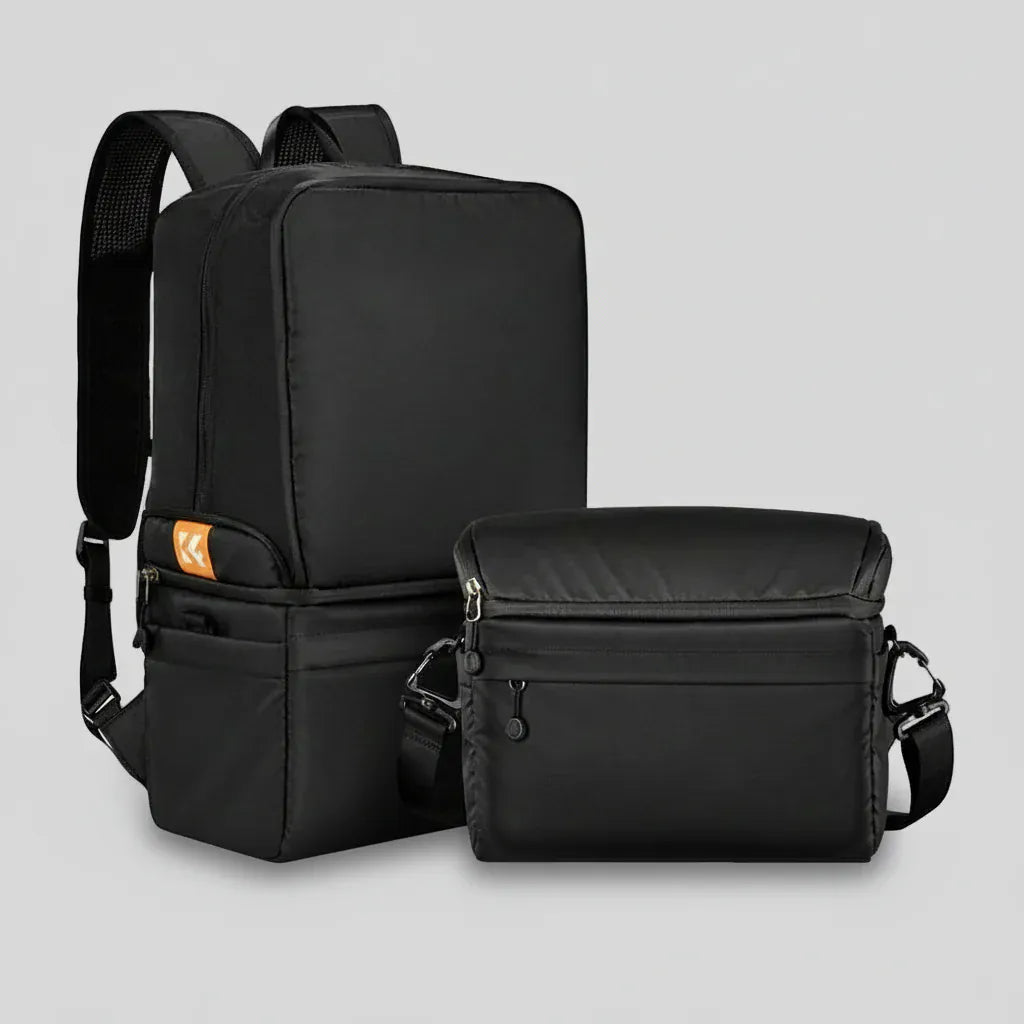 Le sac des voyageurs noir Sac a Dos 2 en 1 Noir