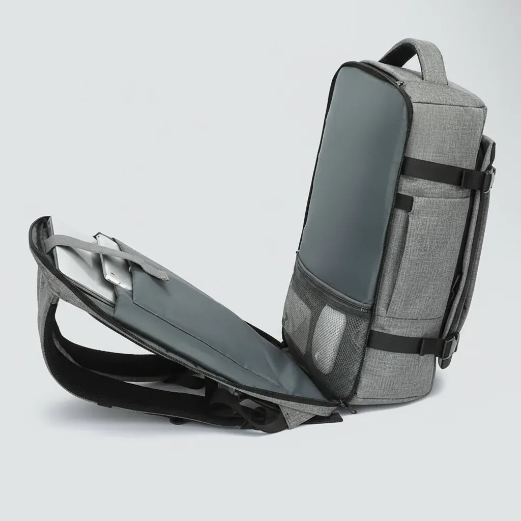 Le sac des voyageurs noir Sac a Dos Multifonction Impermeable