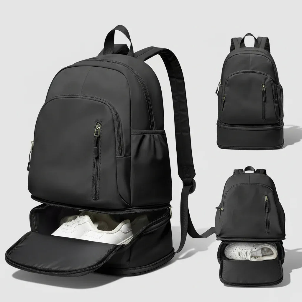 Le sac des voyageurs noir Sac à Dos Multifonctions Femme