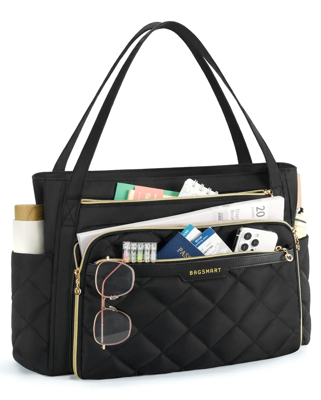 Le sac des voyageurs noir Sac a Main pour Documents