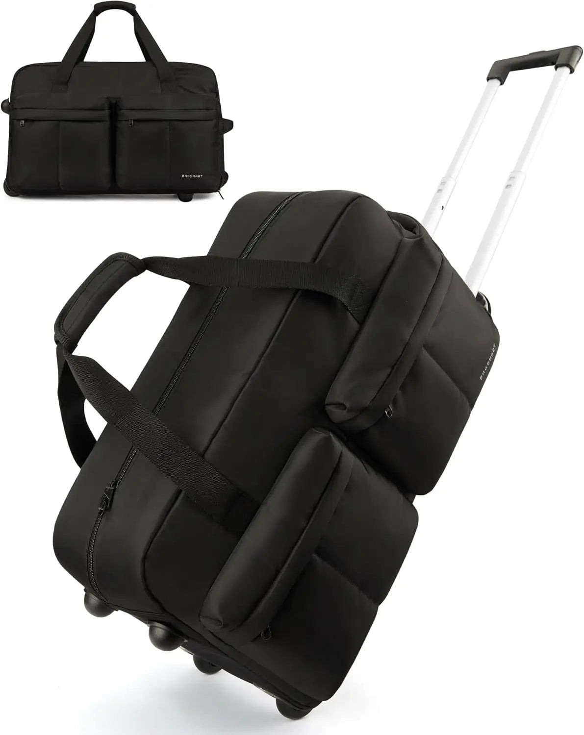 Le sac des voyageurs noir Sac de Voyage Impermeable a Roulettes