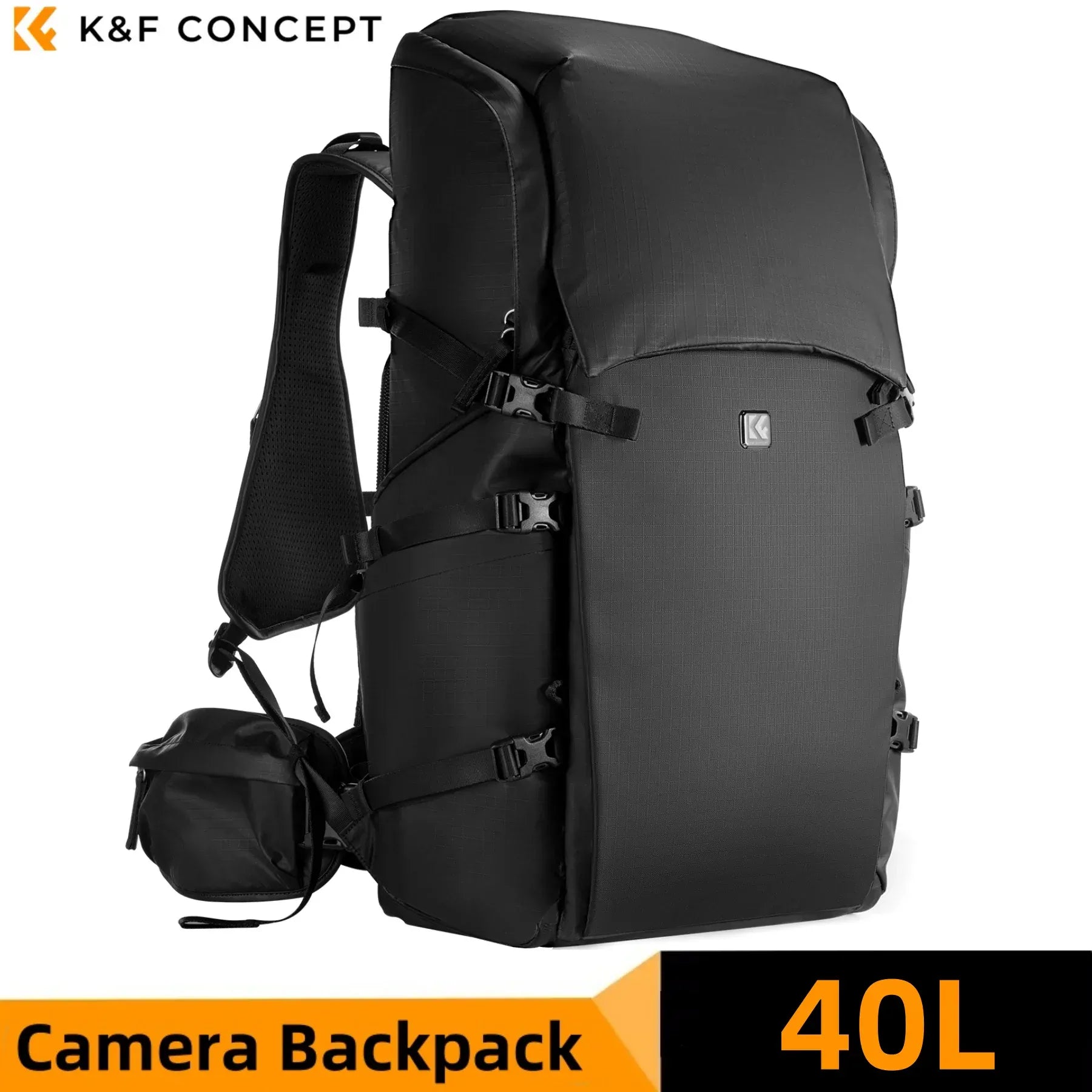 Le sac des voyageurs Noir40L Sac de Voyage Appareil Photo