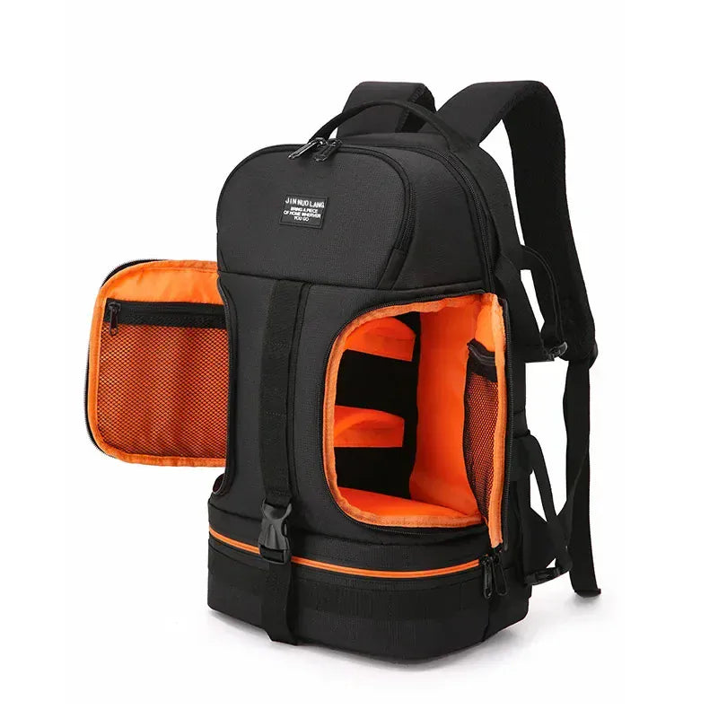 Le sac des voyageurs orange Sac a Dos Appareil Photo