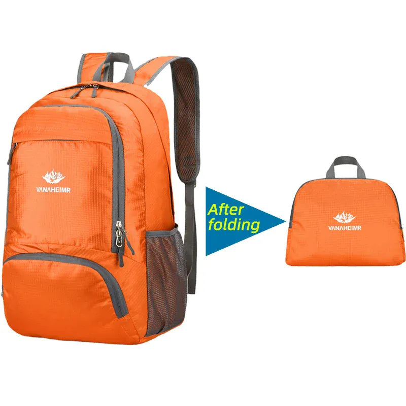 Le sac des voyageurs Orange Sac à Dos Pliable