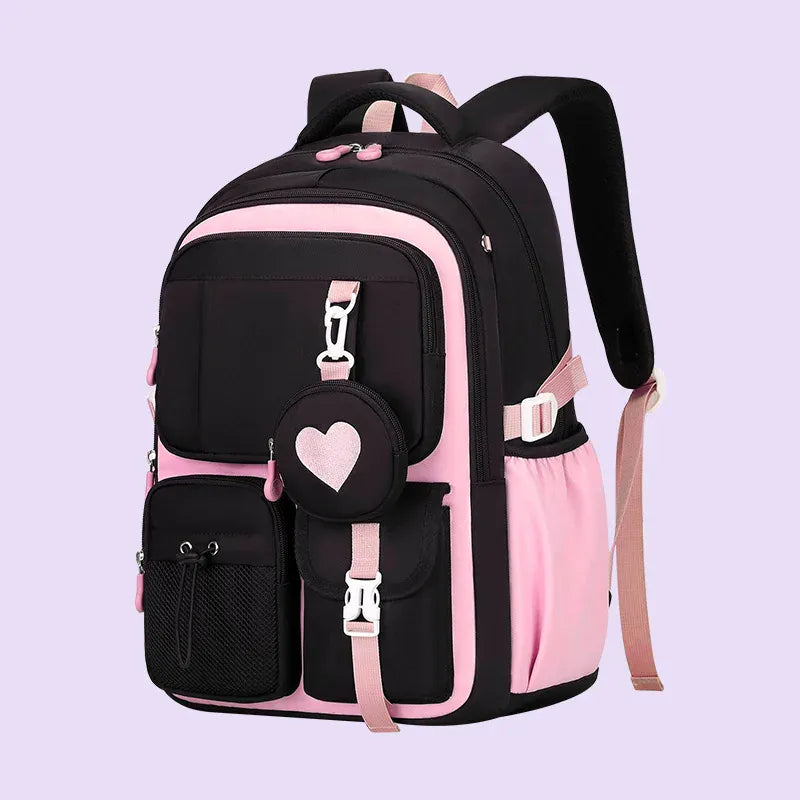 Le sac des voyageurs pink Sac a Dos Bicolore