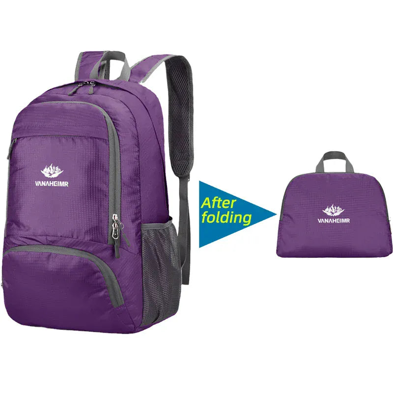 Le sac des voyageurs Purple Sac à Dos Pliable