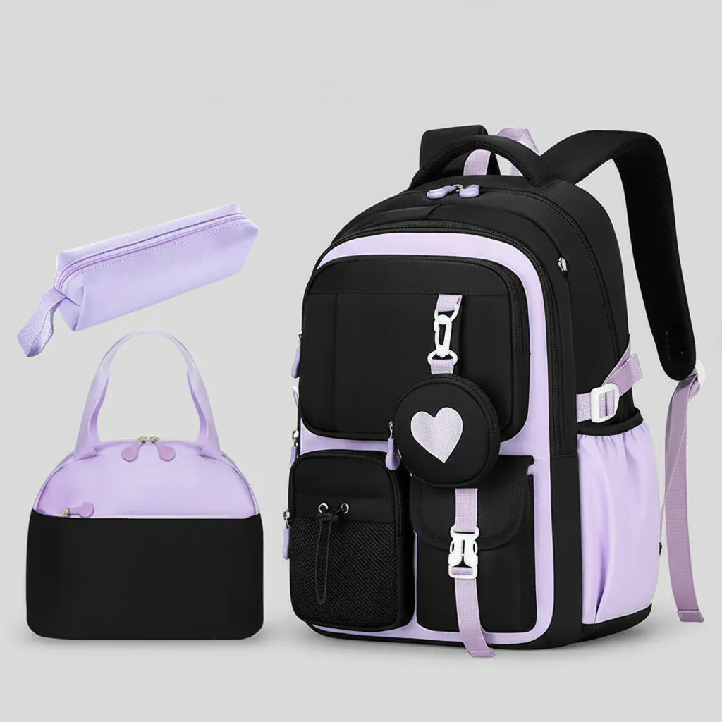 Le sac des voyageurs purple SET Sac a Dos Bicolore