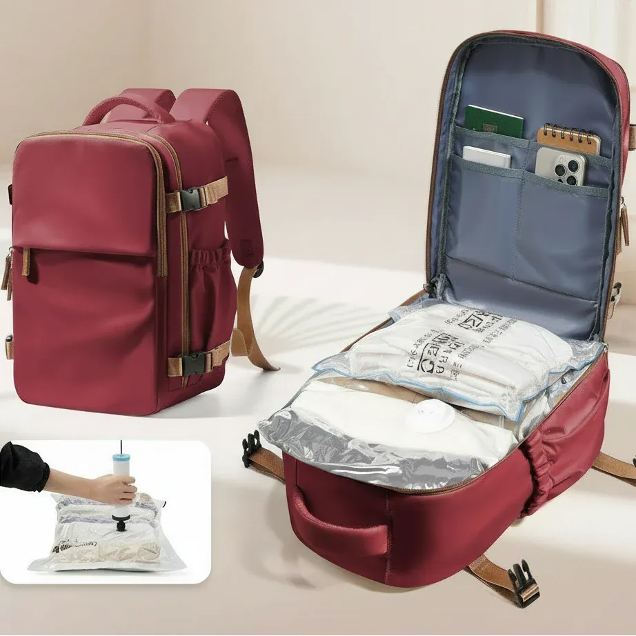 Le sac des voyageurs rouge Petit sac de Voyage Pratique