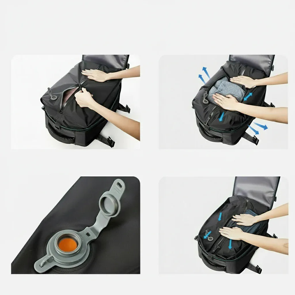 Le sac des voyageurs Sac à Dos Compression