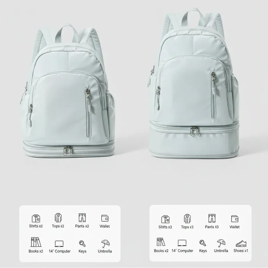 Le sac des voyageurs Sac à Dos Multifonctions Femme