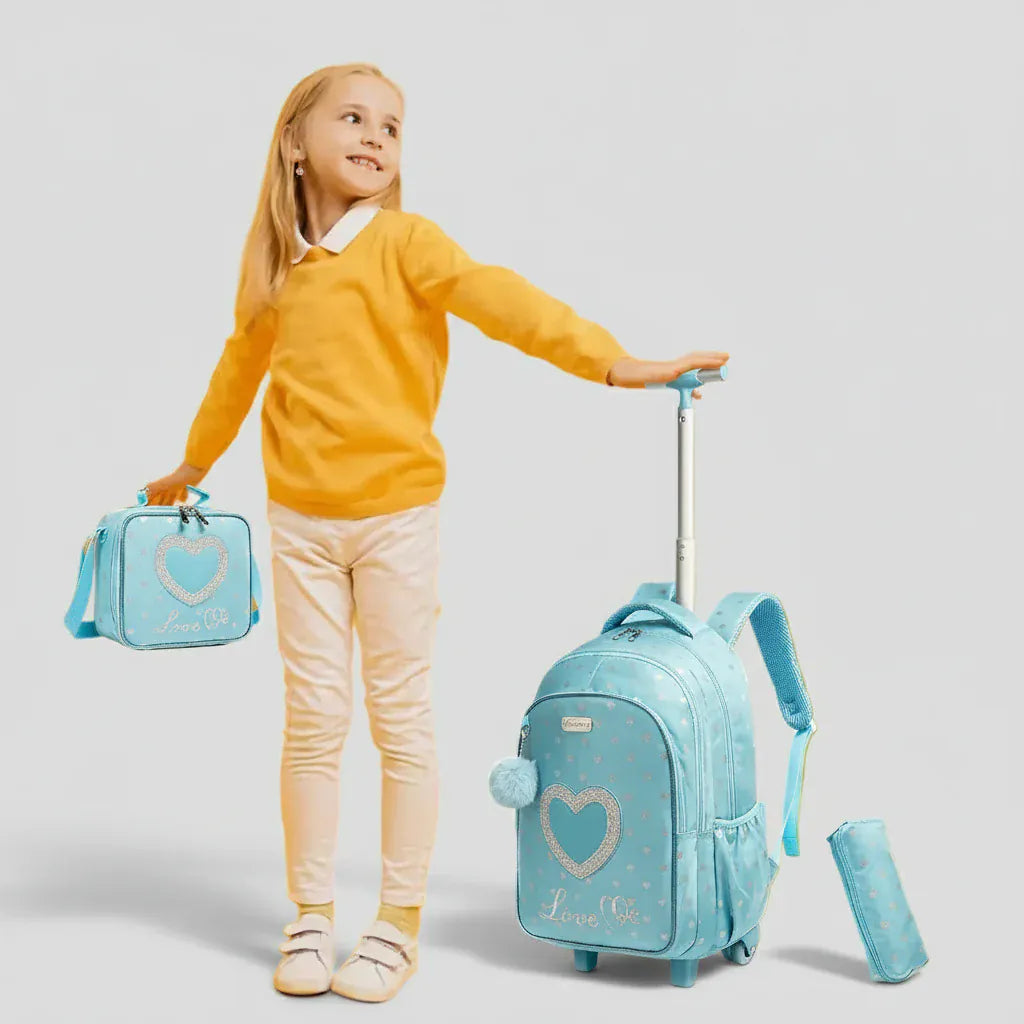 Le sac des voyageurs Sac à Dos Roulettes Enfant Ecole