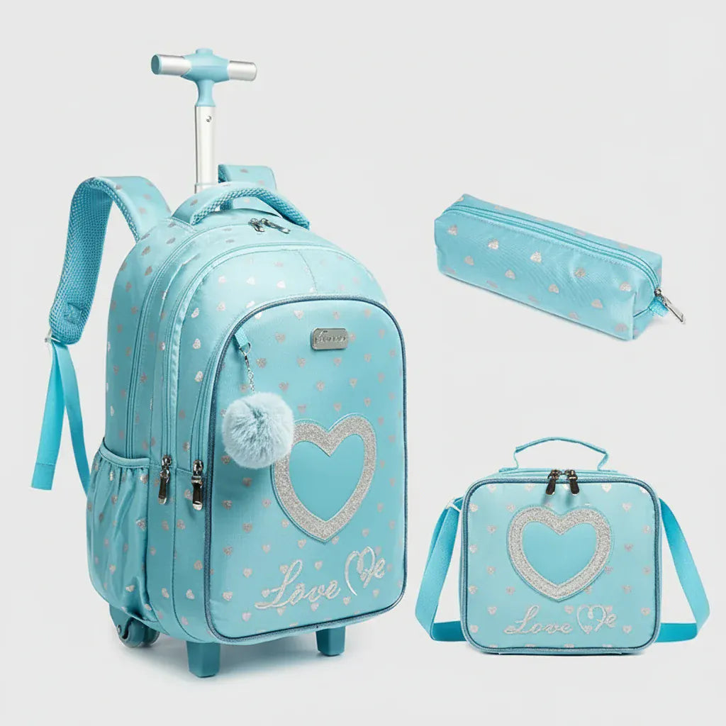Le sac des voyageurs Sac à Dos Roulettes Enfant Ecole