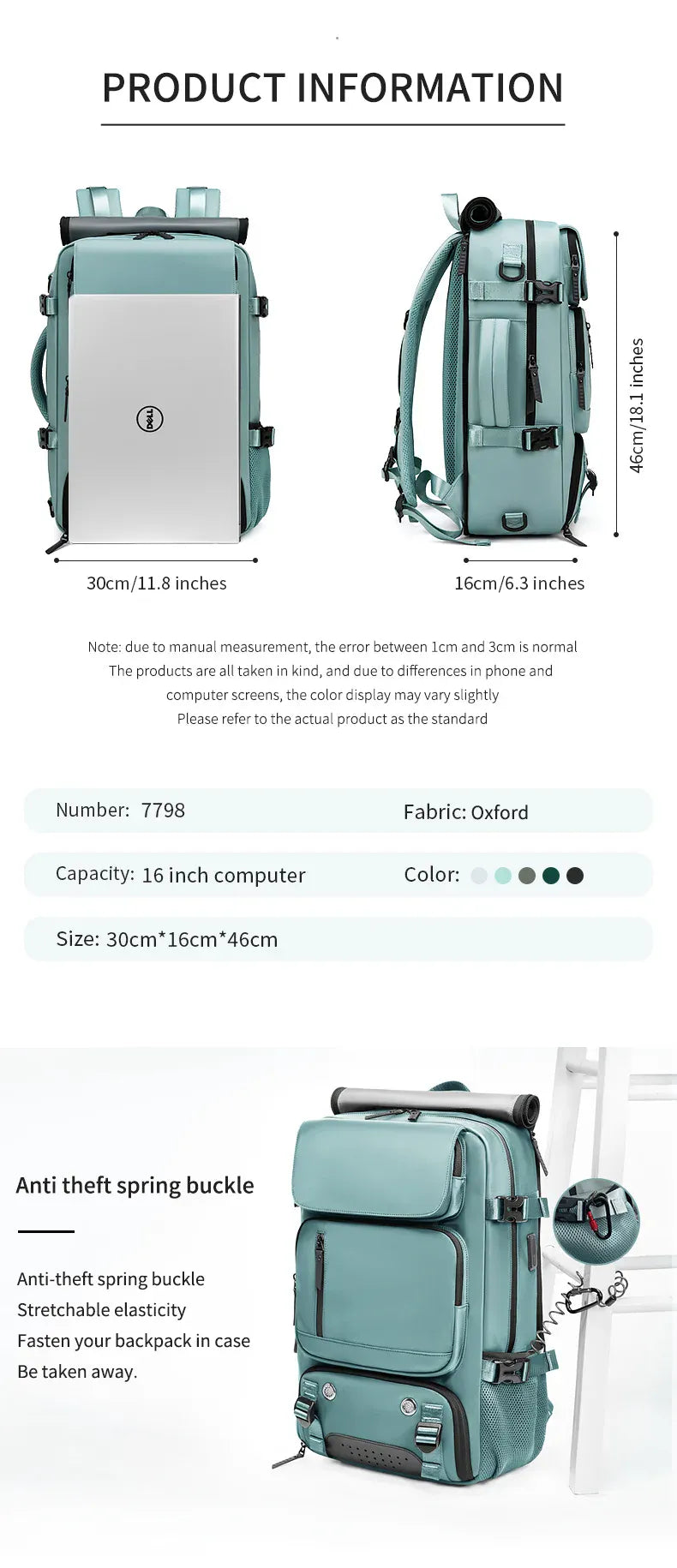 Le sac des voyageurs Sac a Dos Voyage Ordinateur Etanche