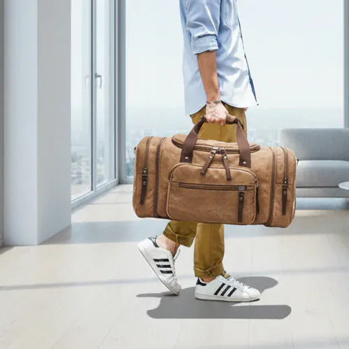 Le sac des voyageurs Sac Bandoulière Toile Vintage Homme