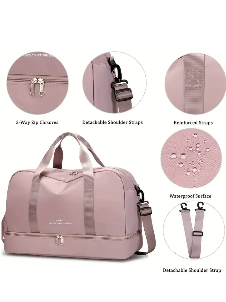 Le sac des voyageurs Sac de Sport Multi-Compartiments Impermeable