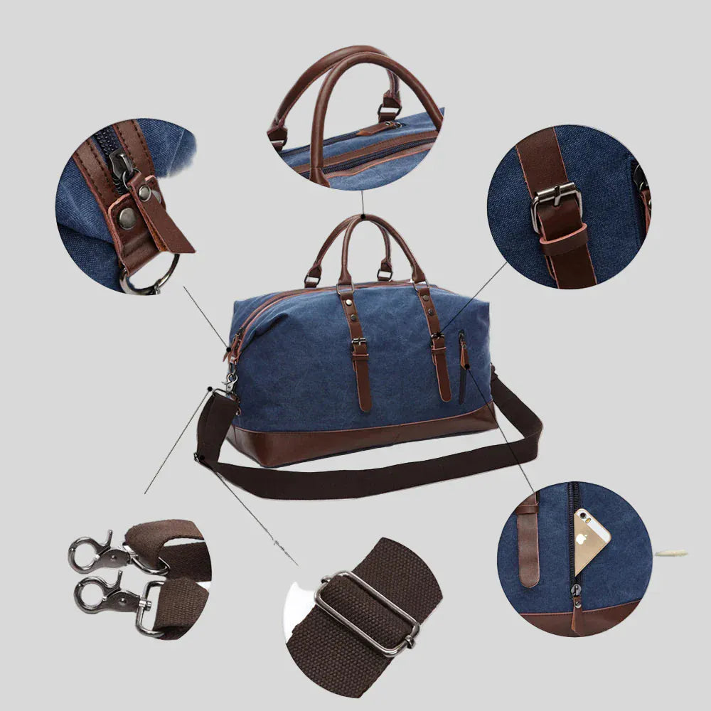 Le sac des voyageurs Sac de Voyage Homme Vintage