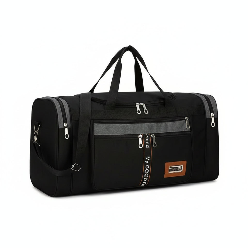 Le sac des voyageurs Small Black Grand Sac de Voyage Nylon