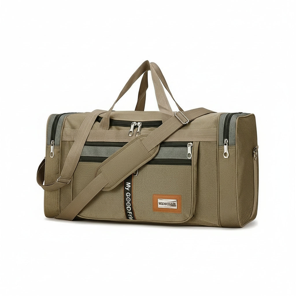 Le sac des voyageurs Small khaki Grand Sac de Voyage Nylon