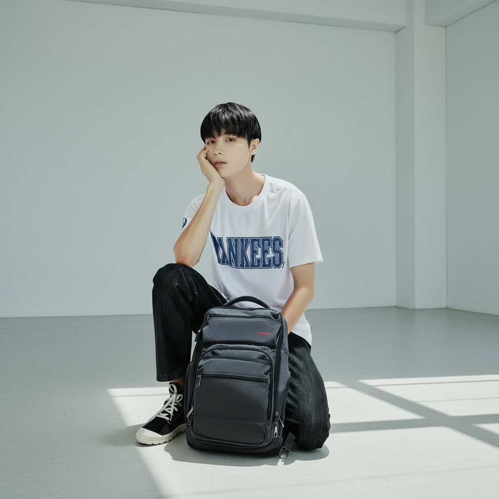 Le sac des voyageurs Tigernu Anti Theft Men Backpacks USB Charger Mochila 15.6inch Laptop Backpack Travel Backpacks Casual College Schoolbag Knapsack