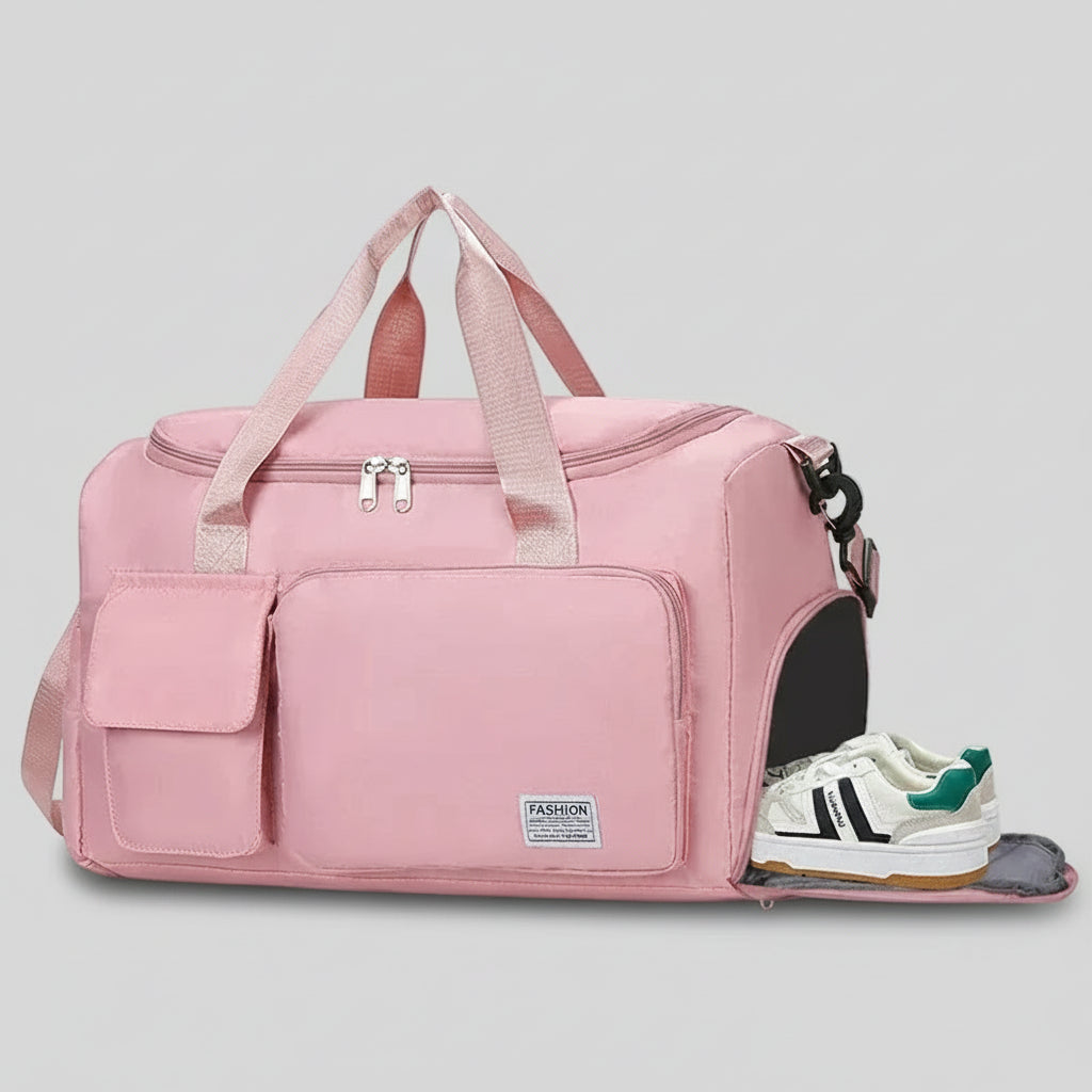 Le sac des voyageurs UNIXINU Carry On Travel Bag Large Capacity Weekender Overnight Duffle Bags with Shoe Compartment Sports Fitness Bags for Women