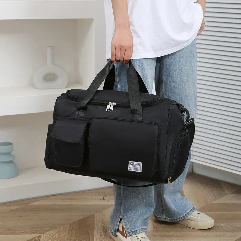 Le sac des voyageurs UNIXINU Carry On Travel Bag Large Capacity Weekender Overnight Duffle Bags with Shoe Compartment Sports Fitness Bags for Women