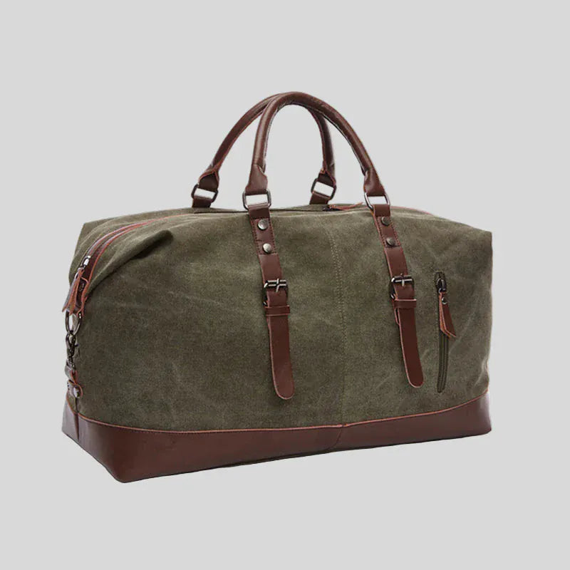 Le sac des voyageurs vert Medium Sac de Voyage Homme Vintage