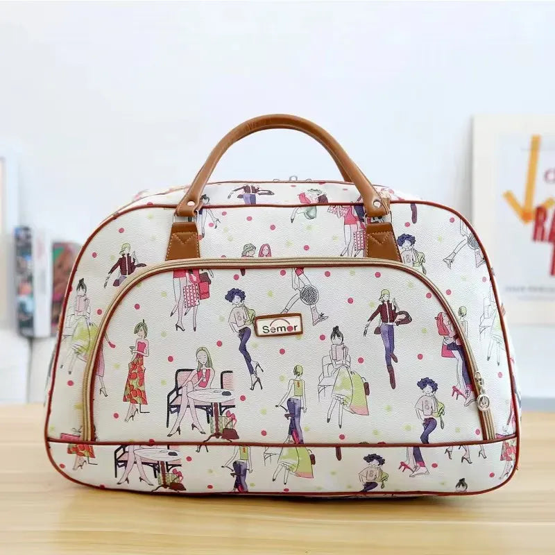 Sac de Voyage à Motifs Femme – Élégant & Grande Capacité