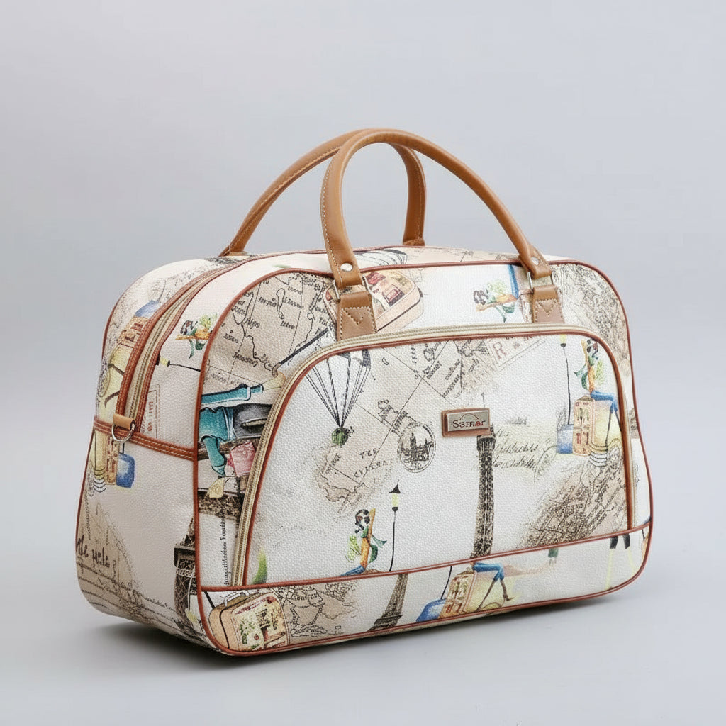 Sac de Voyage à Motifs Femme – Élégant & Grande Capacité