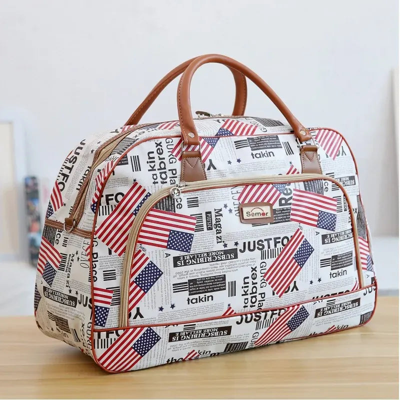 Sac de Voyage à Motifs Femme – Élégant & Grande Capacité