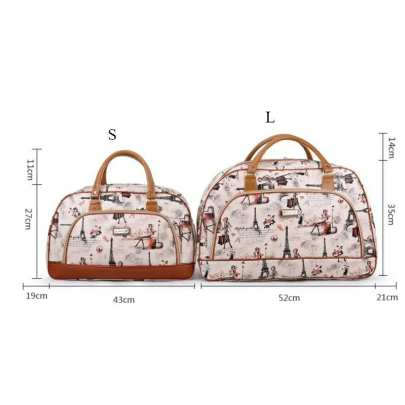 Sac de Voyage à Motifs Femme – Élégant & Grande Capacité