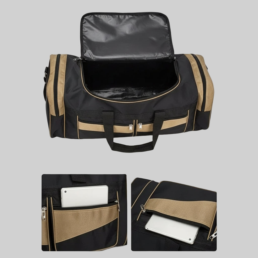 Sac de Voyage Bicolore – Grande capacité & design moderne